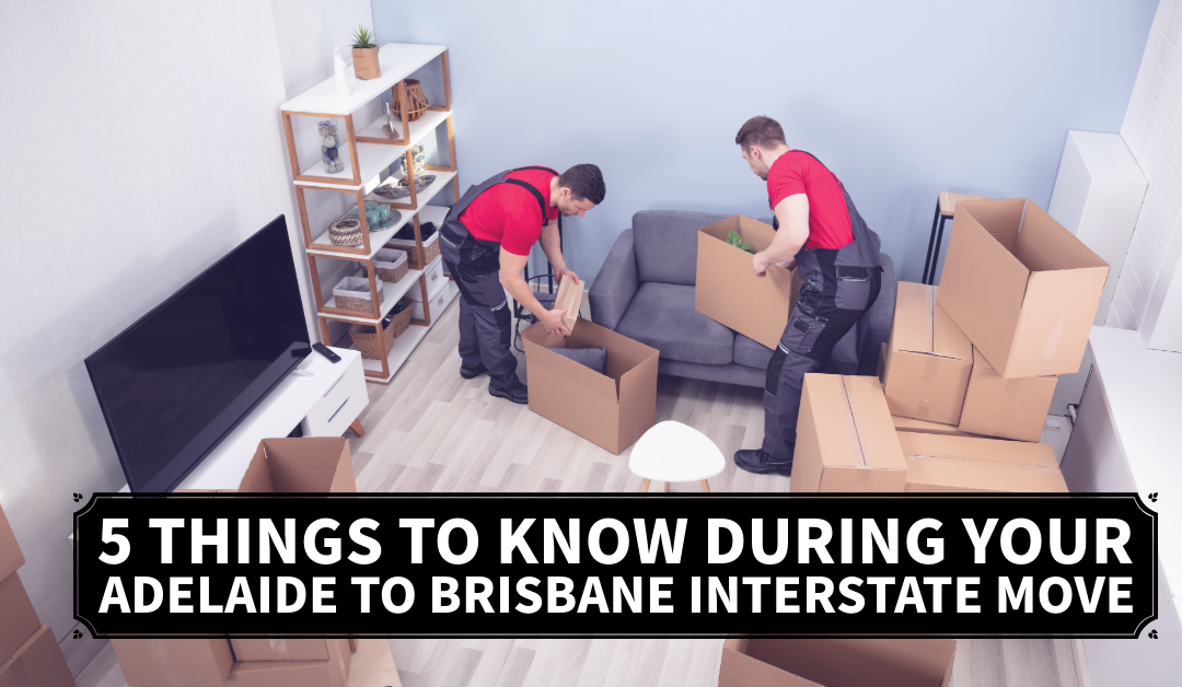 5 Things to Know During Your Adelaide to Brisbane Interstate Move