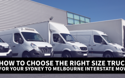 How to Choose the Right Size Truck for Your Sydney to Melbourne Interstate Move