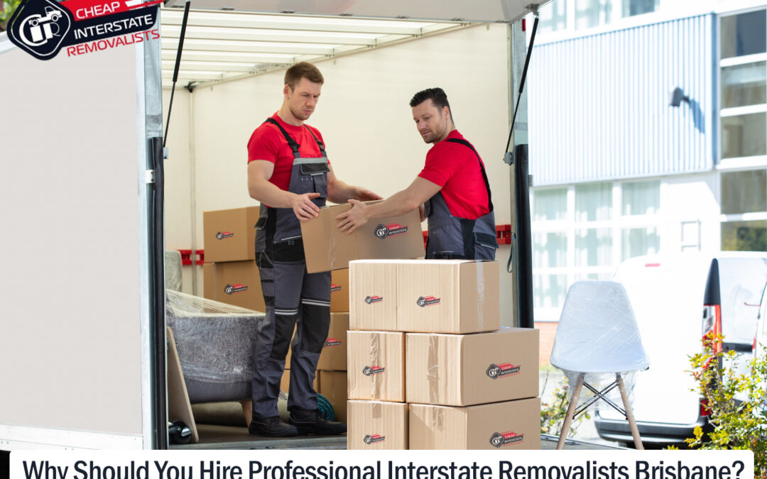 Why Should You Hire Professional Interstate Removalists Brisbane?