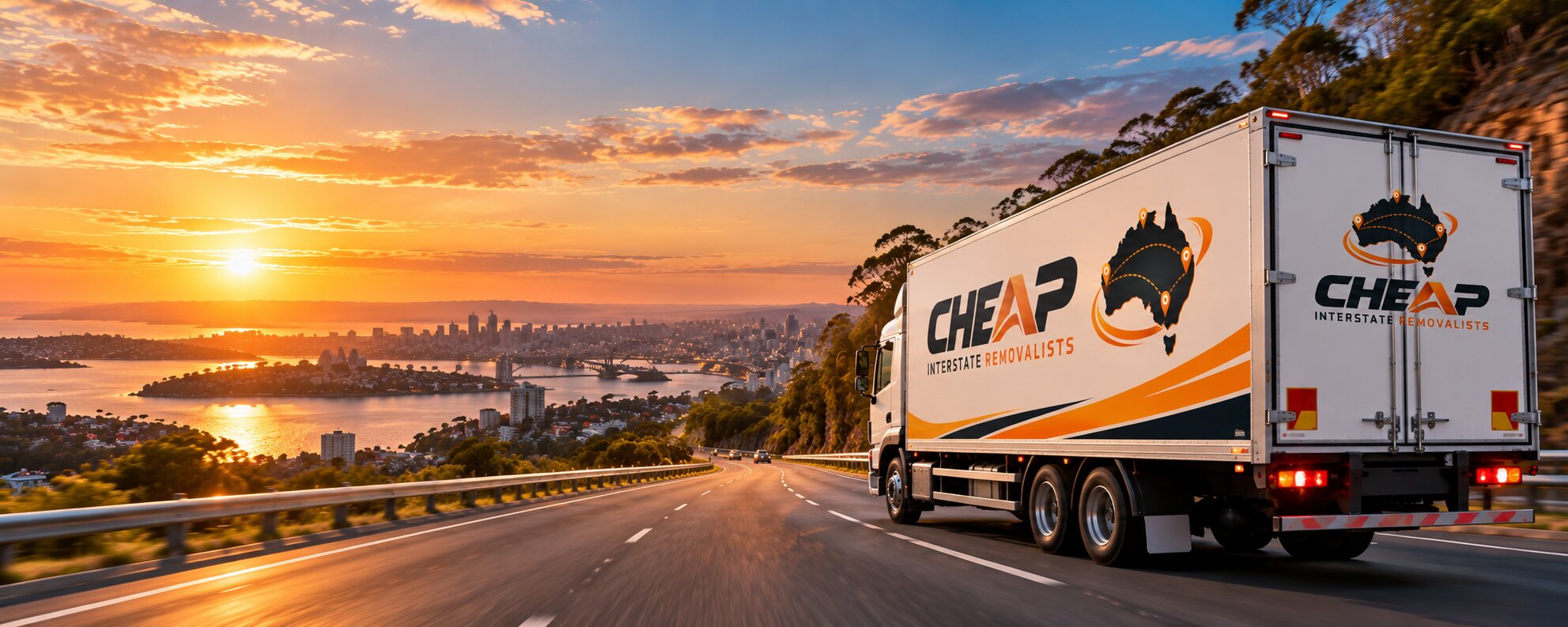 Australian Outback Interstate Highway Moving Truck